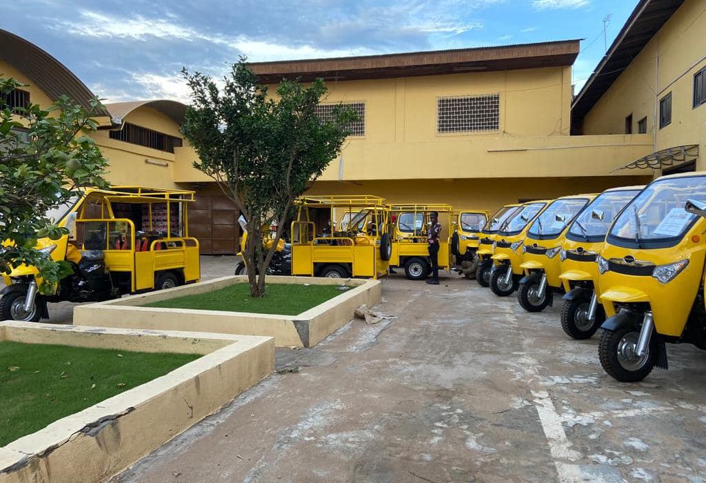 Newly Acquired Tricycles parked At Dumesua